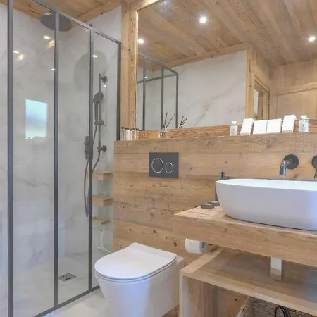 Exceptional With Pool A C 10p - Appartement Megève